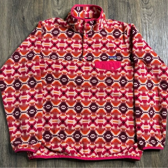 Womens Patagonia, Aberdeen Jeweled Berry, fleece, size Large, great condition! - Picture 6 of 7